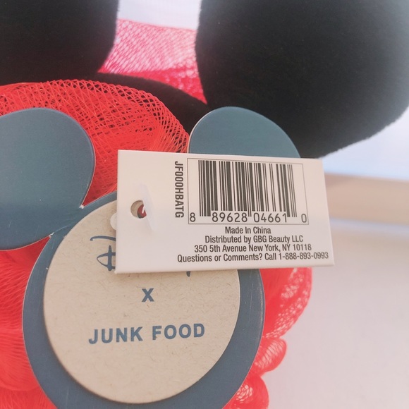 2for$10🍏Disney x JUNK FOOD Bath Sponge Scrubber - Picture 5 of 6